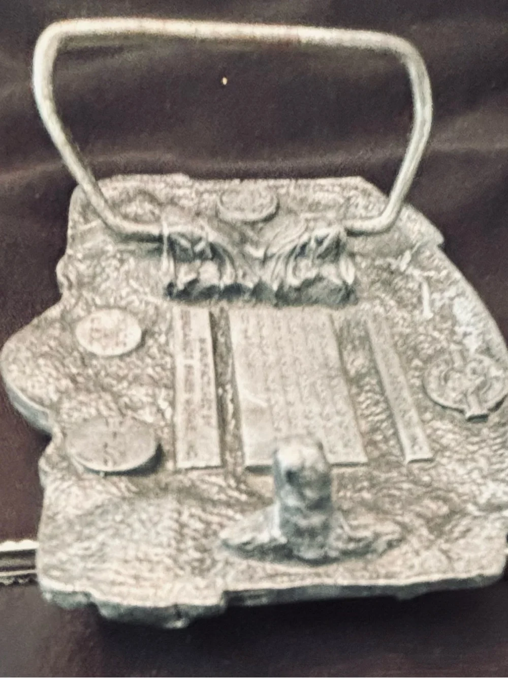 This Bud's ForYou 1987 Bergamot Belt Buckle Salute to The American Fire Fighter